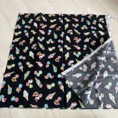 アイスクリーム柄 綿生地 110cm x 50cm