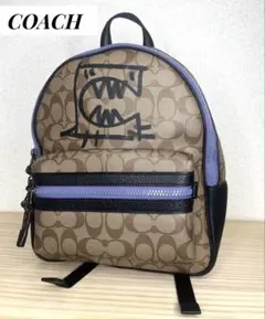 極美品✨COACH コーチ リュック レキシー コラボ シグネチャー PVC 極美品✨COACH コーチ リュック レキシー コラボ シグネチャー