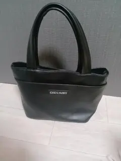 CECIL McBEE ブラックトートバッグ
