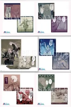 ヨルムンガンド アクリルスタンド ステッカー 6個セット