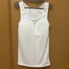 新品未使用　ジュニア向けホワイトタンクトップ　140