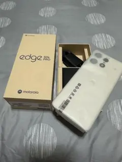 motorola edge 50s PRO 本体 充電器付き　バニラ