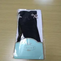 TOCCA リボン付き ブラック靴下 22~24