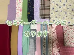 セミオーダーページになります　購入✗