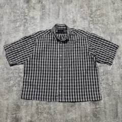 OLD 短丈　ショート丈　チェックシャツ　cityboy 古着　ボックス