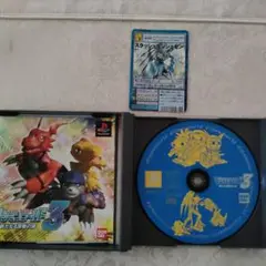 デジモンワールド3 PS1ソフト カード付き