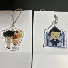 名探偵コナンカフェ アクリルキーホルダー 工藤新一 毛利小五郎