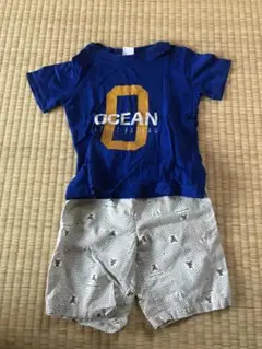 90センチ子供服上下　PETIT BATEAU キムラタン