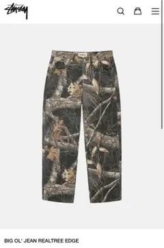 パンツ stussy BIG OL' JEAN REALTREE EDGE CAMO Stussy Big Ol' Jean Realtree Edge Camo Men's - SS24 - US