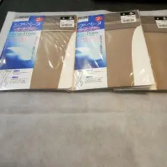 シアペーヌガーターフリーストッキング2足入グレー22~24cm3セット