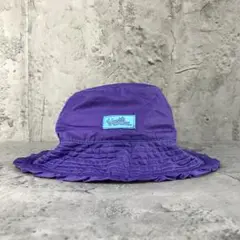 cy536古着　帽子　バケットハット　ハット　紫　キッズ　90s Y2K