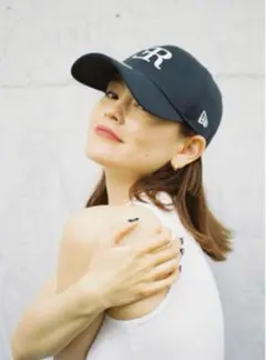 S/M ブラウン ER emma LOGO CAP NEW ERA キャップ NEW ERA - ER emma new era logo cap brown S/Mサイズの通販 by