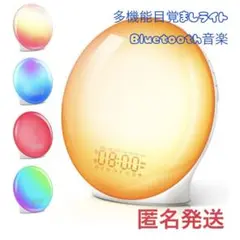 目覚まし時計　光　【平日／休日アラームBluetooth音楽】太陽光８種自然音