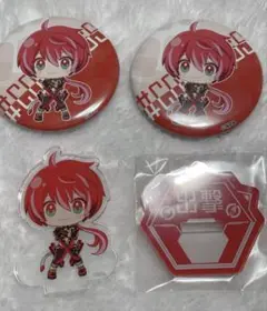 #コンパス 輝龍院きらら 缶バッジ アクリルスタンド 出撃