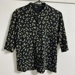 etrenaitre シルク100% 花柄カットソー 日本製