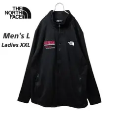 US規格 ノースフェイス ストレッチ フルジップ ジャケット 企業ロゴ