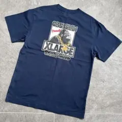 XLARGE/M/Tシャツ/ネイビー/エクストララージ/半袖