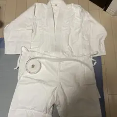白い柔道着上下セット 帯付き