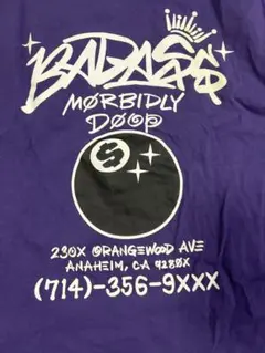 8ボールTシャツ紫