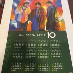 Mrs. GREEN APPLE アルバム「10」クリアカレンダー ツタヤ特典
