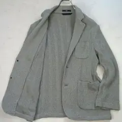 美品✨️ シップス ジャカード ストライプ 2ボタン ジャケット アンコン L