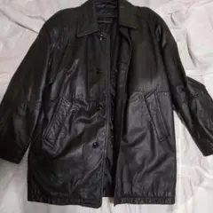 ラムレザージャケット レザーコート 古着