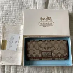 お値下！【美品】COACH オリジナルキャンバス 長財布