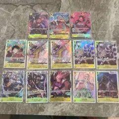 ワンピースカード セット　まとめ売り　黄系