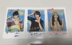 乃木坂46カフェ ポラロイド風ステッカー☆岡本姫奈&矢久保美緒&吉田綾乃クリステ