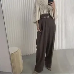 ameri HIGH WAIST TAPERED PANTS S 完売品 新品