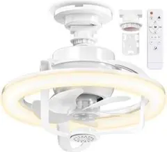 シーリングファンライト LED 扇風機　DCモーター　タイマー機能　 6-8畳