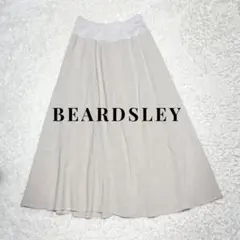 正規品 極上美品 BEARDSLEY リネンフレアースカート 定価2.6