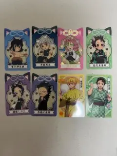 テレビアニメ　鬼滅の刃　漆ノ章　in ナムコキャンペーン　クリアカード　8種