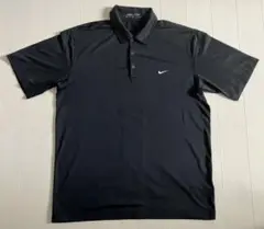NIKE GOLF ナイキゴルフ　ポロシャツ　ドライフィット　メッシュ　黒　XL