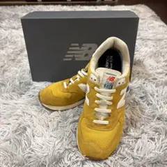 美品❗️New Balance 574 ❗️イエロー スニーカー