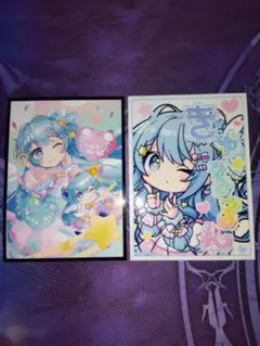 ホロライブ　こめっとちゃん　星街すいせい　スリーブ　計2枚　エイプリルフール