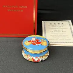 【お値引中】HALCYON DAYS ENAMELS 1980年クリスマス柄 お値引中】HALCYON DAYS ENAMELS 1980年クリスマス柄