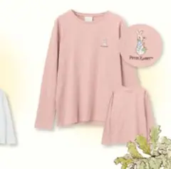 ハニーズ　ピーターラビット　長袖Tシャツ　ピンク