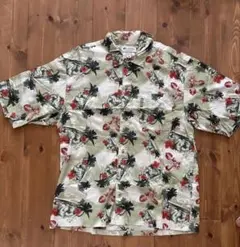 Columbia アロハシャツ グリーン系