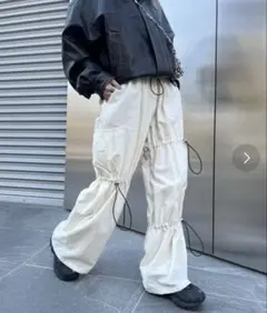 who's who gallery パンツ スラックス アイボリー ベージュ
