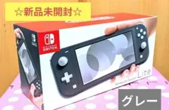 【新品未開封】Nintendo Switch Lite　本体 　グレー