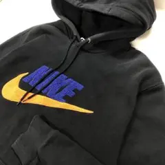 NIKE 立体ロゴ パーカー ブラック メンズL