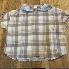 テータテート チェックシャツ　90 teteatete