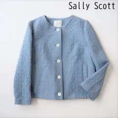 Sally Scott サリースコット 刺繍 ノーカラージャケット