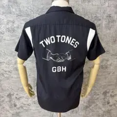 ベドウィン GBSKINS ボウリングシャツ 開襟 オープンカラー ブラック