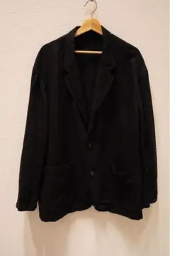 BEAMS ブラック カバーオール L リネン　ジャケット　黒
