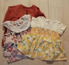 Tシャツ・チュニック　3枚セット 110cm