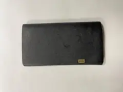 所作　長財布 黒和紙