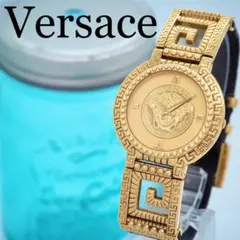 ヴェルサーチ　コインウォッチ　7009016 希少　ゴールド VERSACE ヴェルサーチ コインウォッチ クォーツ 03465 ゴールド