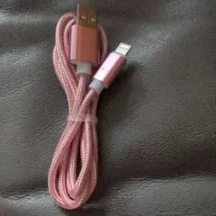 新品　ピンク USB 　iphone 充電ケーブル 約1m弱